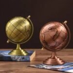 globus terrestrial en bronze elegant pour la decoration et 819 1