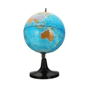 Globus ziemi 23 cm z eleganckim drewnianym pudełkiem