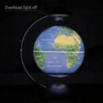 lumiere globe terrestre magnetique avec quatre couleurs simple 537 1