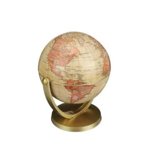 Vintage Rotating Globe Cylinderleur en Style Ancien - simple