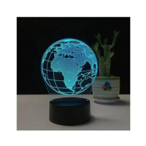 Mini Glob terrestre lumineux pour une décoration élégante et éducative - simple