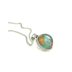 Pendentif Globe Terrestre Vintage pour l Esprit d Aventure - simple